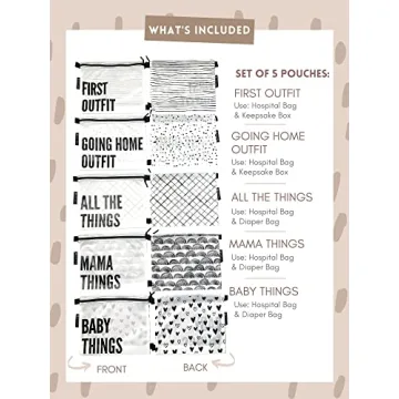 Lucky Love Hospital Bags for Stylish Baby Essentials