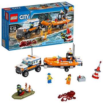 LEGO City Coast Guard 4x4 Response Unit 60165 - 347 Piece Adventure Kit