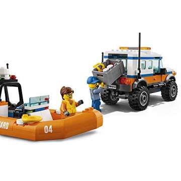 LEGO City Rescue Unit 4x4 Building Kit for Kids