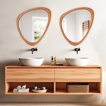 WallBeyond Asymmetrical Mirror for Home Decor with Unique Style