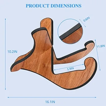 LacBec Wooden Guitar Stand for Acoustic Electric Guitars