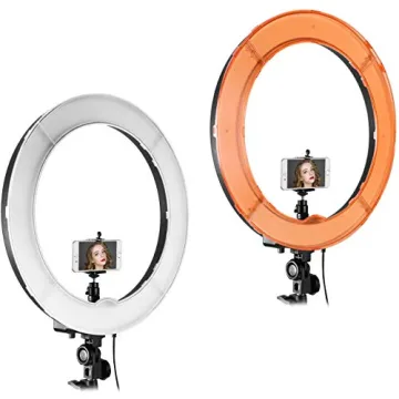NEEWER 18in LED Ring Light Kit for Photography and Makeup