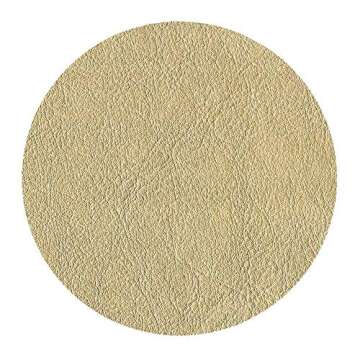 Caspari Leather Coasters in Gold - 8 Premium Coasters