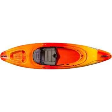 Old Town Canoes & Kayaks Vapor 10 Recreational Kayak (Sunrise, 10 Feet), Red Yellow Orange