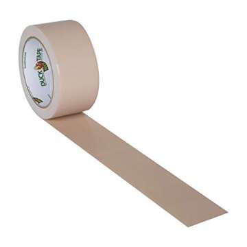 Duck Brand 283264 Color Duct Tape, Single Roll, Beige