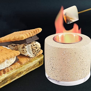 Aobaks Tabletop Fire Pit, Tabletop Fire Pit Indoor Outdoor, Portable Tabletop Fire Pit Bowl, Fire Pit