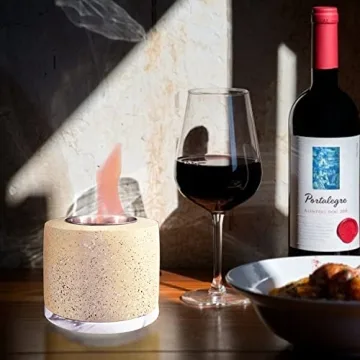 Aobaks Tabletop Fire Pit, Tabletop Fire Pit Indoor Outdoor, Portable Tabletop Fire Pit Bowl, Fire Pit