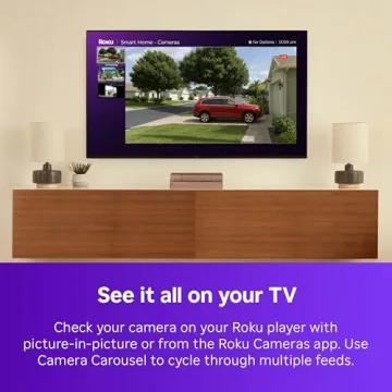 Roku Streaming Stick Plus 4K HDR & Battery Security Camera Bundle