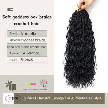 Vomella Goddess Box Braids - Stylish Crochet Hair Extensions