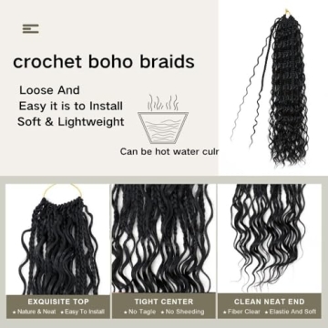 Vomella Goddess Box Braids - Stylish Crochet Hair Extensions