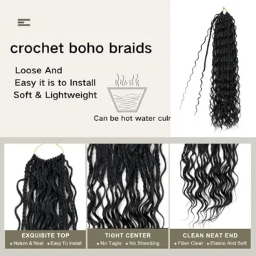 Vomella Goddess Box Braids - Stylish Crochet Hair Extensions