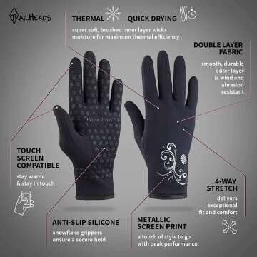 Women's Running Gloves for Cold Weather Comfort