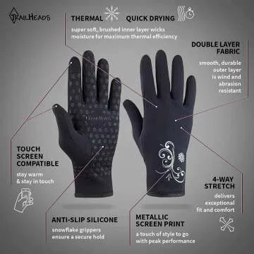 Women's Running Gloves for Cold Weather Comfort