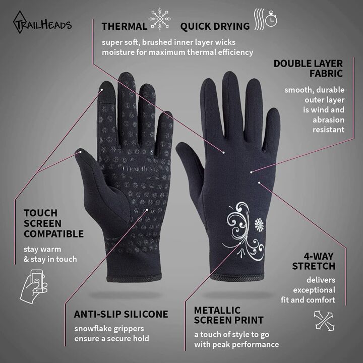Women's Running Gloves for Cold Weather Comfort