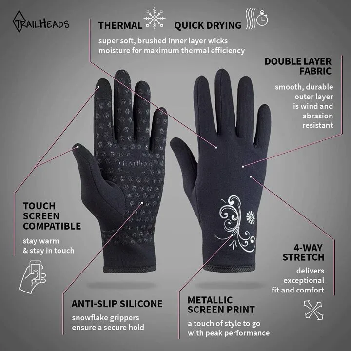 Women's Running Gloves for Cold Weather Comfort