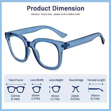 Madison Avenue Blue Light Blocking Glasses for Women