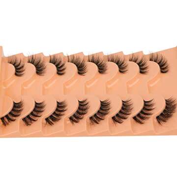 Natural Look Half Lashes - ALPHONSE Comfortable Beauty