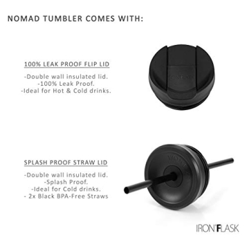 IRON °FLASK Nomad Tumbler - Hot & Cold Insulated Drinkware