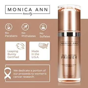 Monica Ann Beauty Dual-Action Face Primer - Hydrating & Pore Minimizing