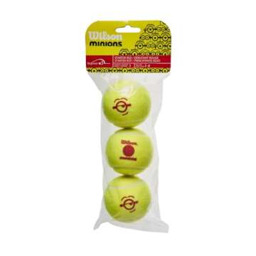 WILSON Minions Stage 3 Tennis Balls, Perfect Gift for Kids