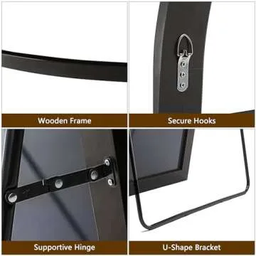 Dolonm 71x32 Inch Arch Full Length Mirror for Modern Homes