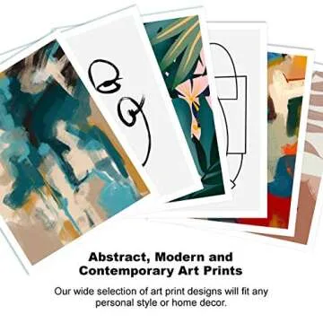 Faces, Print of Original Abstract Line Drawing Wall Decor Wall Art Print Poster Modern Contemporary Boho Home Decor 11x14 Inches, Unframed