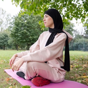 BalanceFrom Extra Thick 1-Inch Yoga Mat with Strap