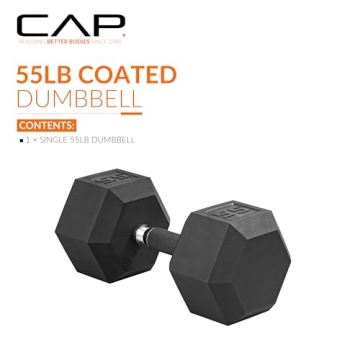 CAP Barbell Coated Hex Dumbbell for All Fitness Levels