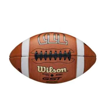 WILSON GST Leather Game Football - Official