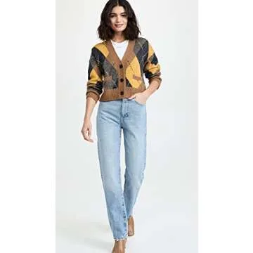 DL1961 Women's Emilie Straight Ultra High Rise Vintage 31", Lt. Seaglass, 29