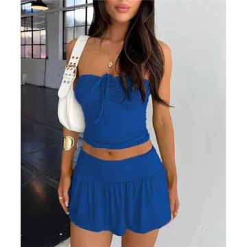 Trendy 2 Piece Skirt Set for Stylish Women