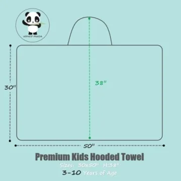 Best Hooded Towel for Kids - HIPHOP PANDA Unique Design
