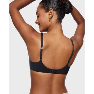 INLYRIC Women's Mesh Balconette Bra Sexy Demi Supportive Comfortable Seamless Underwire Unlined Sheer Bras Black - Sheer 34E