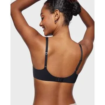 INLYRIC Women's Mesh Balconette Bra Sexy Demi Supportive Comfortable Seamless Underwire Unlined Sheer Bras Black - Sheer 34E