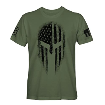 USA American Spartan Patriotic Shirt for Men T-Shirt - Lightweight, Comfortable, & Stylish