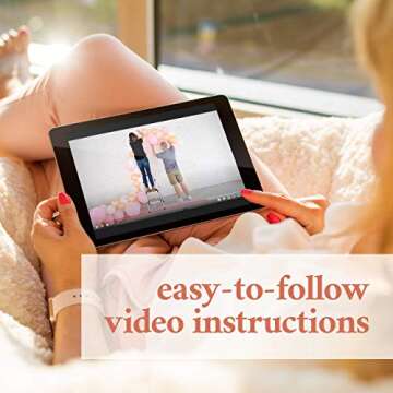 Lunar Bliss 16 ft Balloon Arch & Garland Kit | 100 Balloons, Pink, Fuchsia, Yellow | Birthday Party Decorations, Baby Shower (Pink Citrus)