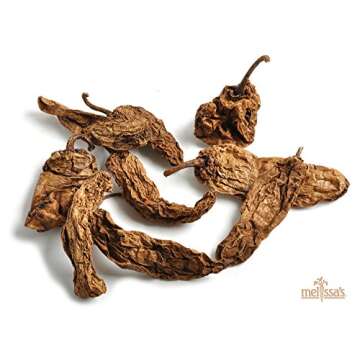 Melissa's Dried Chipotle Chiles, 3 Bags (2 oz) - Authentic Heat with Flavor