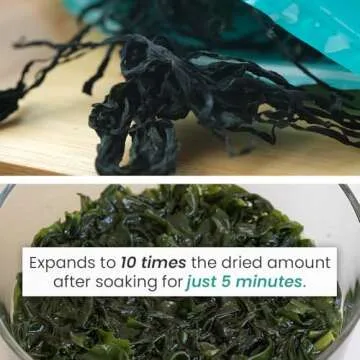 Chung Jung One O'Food Dried Seaweed, Korean Miyeok Baby Wakame Cut Flakes for Miyeokguk Miso Soup Sea Weed Salad, Product of Korea, 150g, 60 Servings, Pack of 1