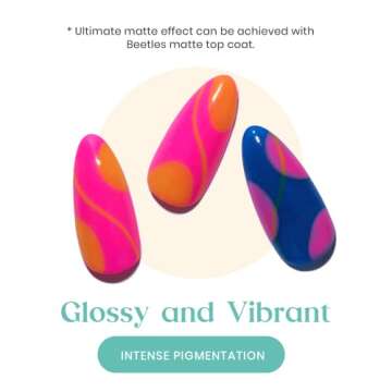 Beetles Gel Nail Polish Kit with Base and Top Coats