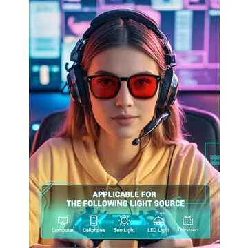 TIJN Sleep Glasses for Blue Light Blocking and Eye Care