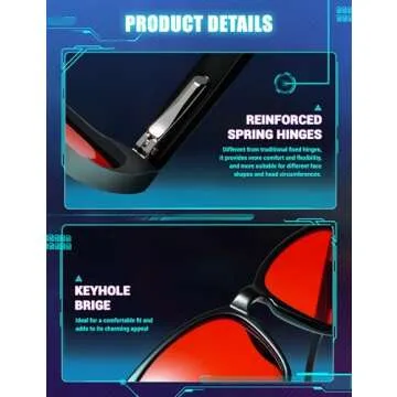 TIJN Sleep Glasses for Blue Light Blocking and Eye Care