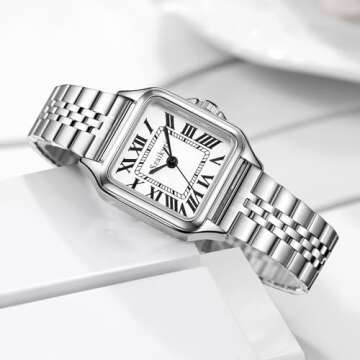 Stylish Szaikyri Square Watches for Women - Elegant Design