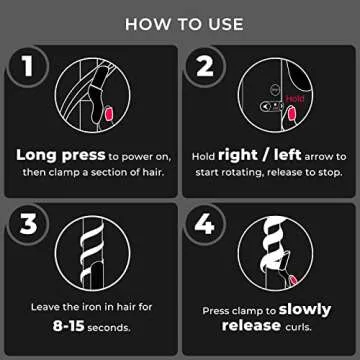 TYMO ROTA Automatic Curling Iron for Effortless Curls