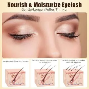 W3W Nourishing Lash Serum Eyelash Serum for Longer Fuller Thicker Lashes Gentle No Irritating Cruelty-Free 3ml