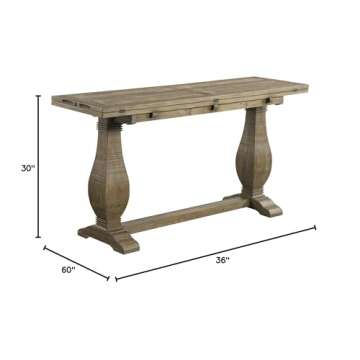 Napa Sofa Console Table | Modular Flip Top Design