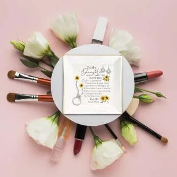 Inspirational Ceramic Trinket Tray for Daughters Gift