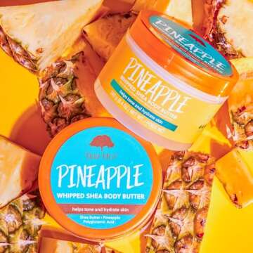 Tree Hut Pineapple Whipped Shea Body Butter for Soft Skin