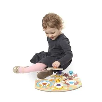 Melissa & Doug Wooden Safari Animal Puzzle for Toddlers