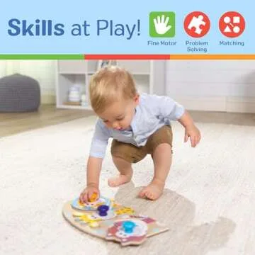 Melissa & Doug Wooden Safari Animal Puzzle for Toddlers