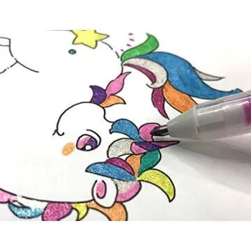 SAKURA Gelly Roll Stardust (Made in Japan) [Limited Edition] Gel Ink Pen Set - Bold Sparkling, Glittering & Assorted Colors 12Pens